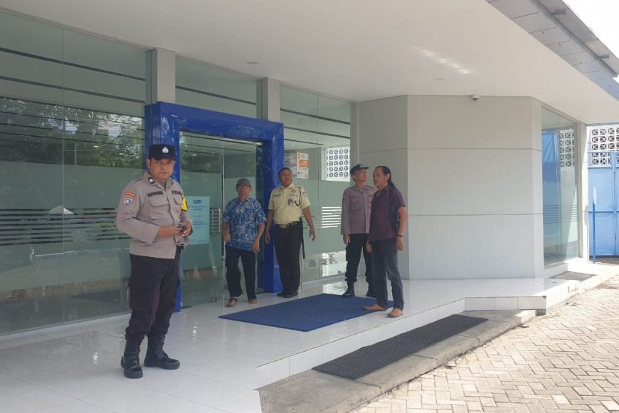 Cegah Kriminalitas, Polsek Mejayan Laksanakan Patroli Keamanan di Obvit Bank BRI
