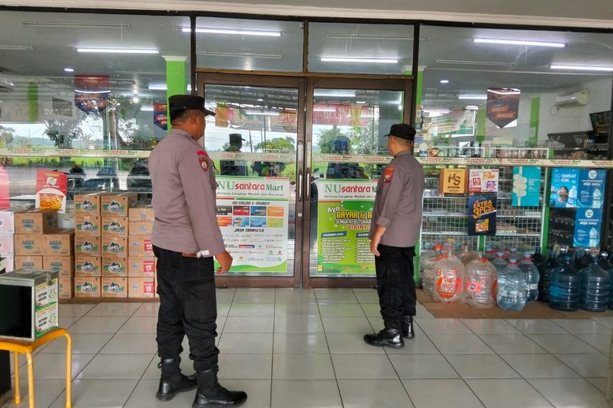 Jaga Kondusivitas Wilayah, Polsek Balerejo Gelar Patroli Obyek Vital Antisipasi 3C