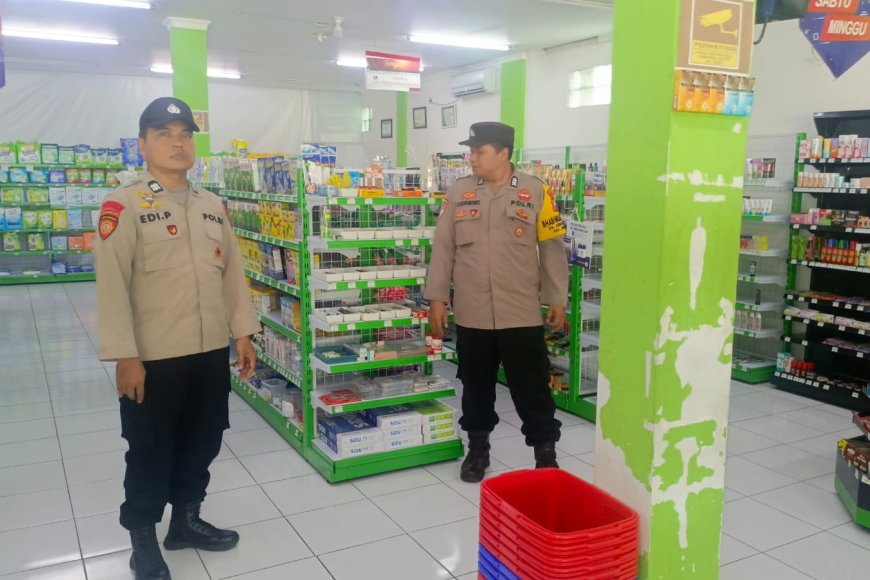 Jaga Kondusivitas Wilayah, Polsek Balerejo Gencarkan Patroli Obyek Vital Antisipasi 3C