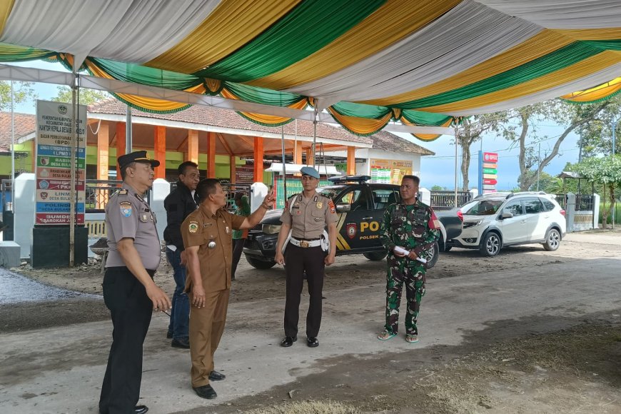 Jelang Giat Bahana Bersahaja, Polsek Balerejo Pastikan Kesiapan Lokasi di Desa Bulakrejo